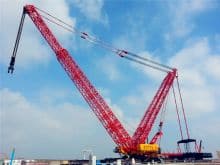 XCMG official 1000 ton construction lift machine crawler crane XGC15000 for sale